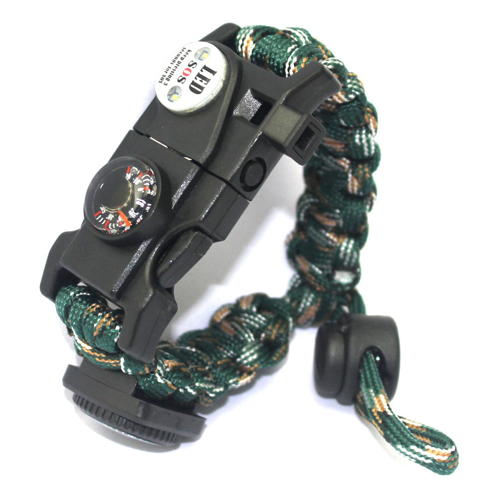 Survival safety rope braided bracelet