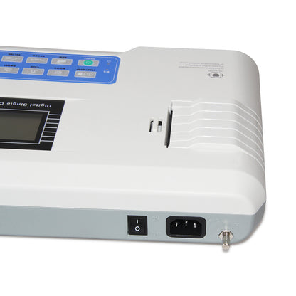 CONTEC Digital 1 Channel 12 Lead ECG Machine + consumables