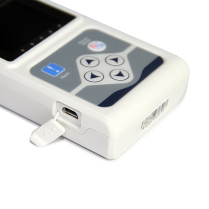 Handheld 24 Hours 3 Channel ECG EKG Holter Monitor System CONTEC TLC9803 PC Software