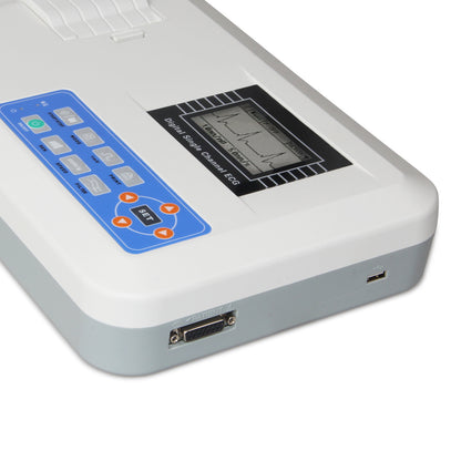 CONTEC Digital 1 Channel 12 Lead ECG Machine + consumables