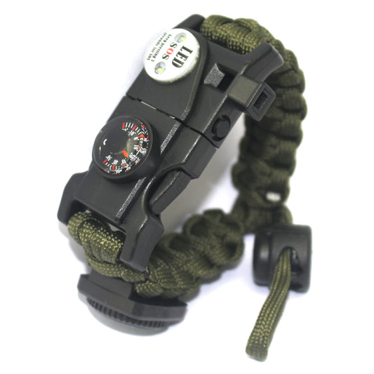 Survival safety rope braided bracelet