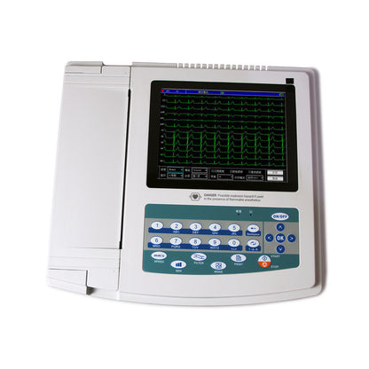 Digital 12 Channel 12 Lead Electrocardiograph ECG