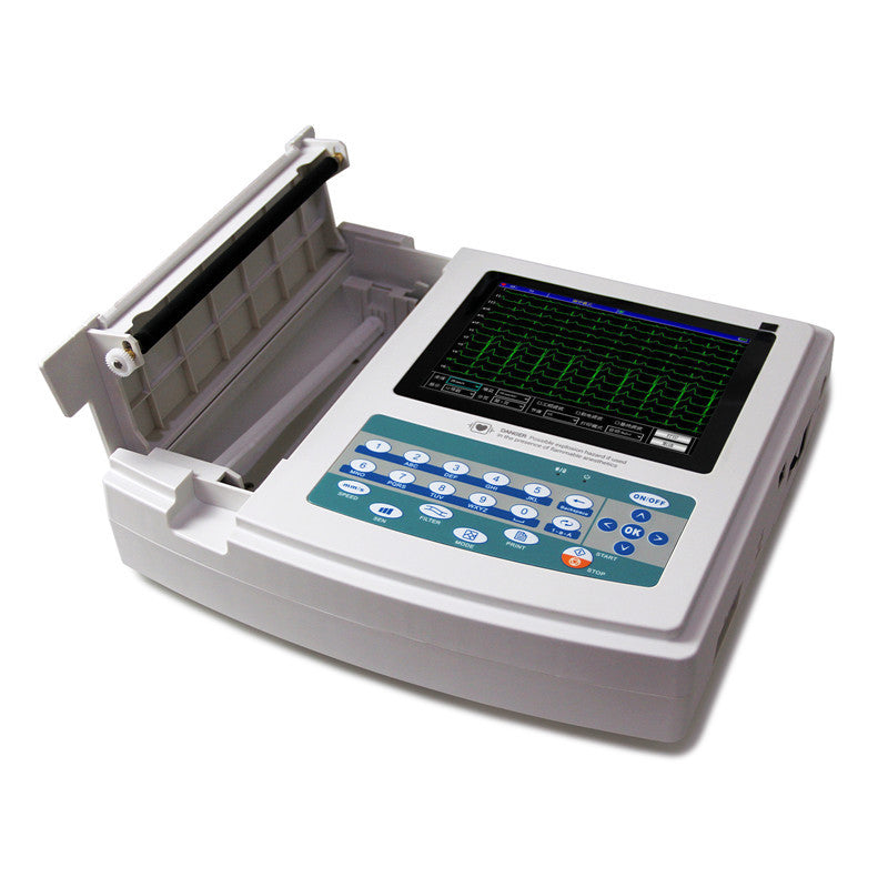 Digital 12 Channel 12 Lead Electrocardiograph ECG