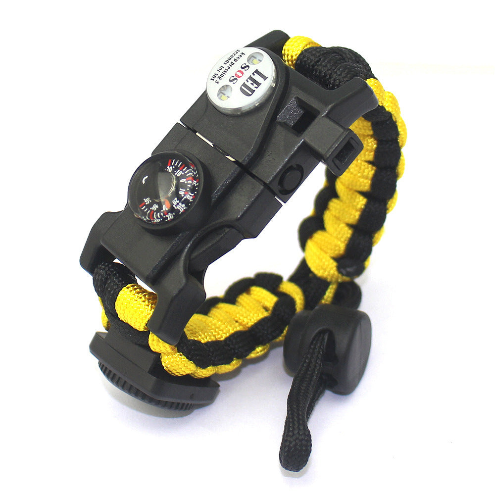 Survival safety rope braided bracelet