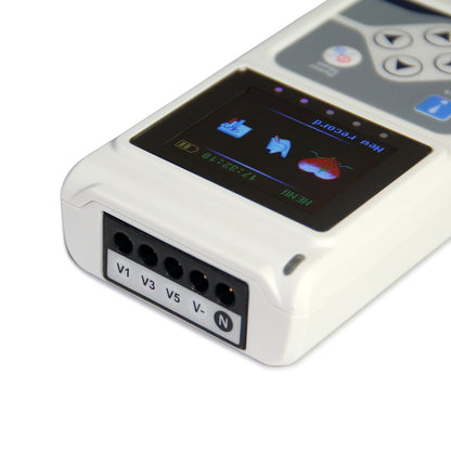 Handheld 24 Hours 3 Channel ECG EKG Holter Monitor System CONTEC TLC9803 PC Software