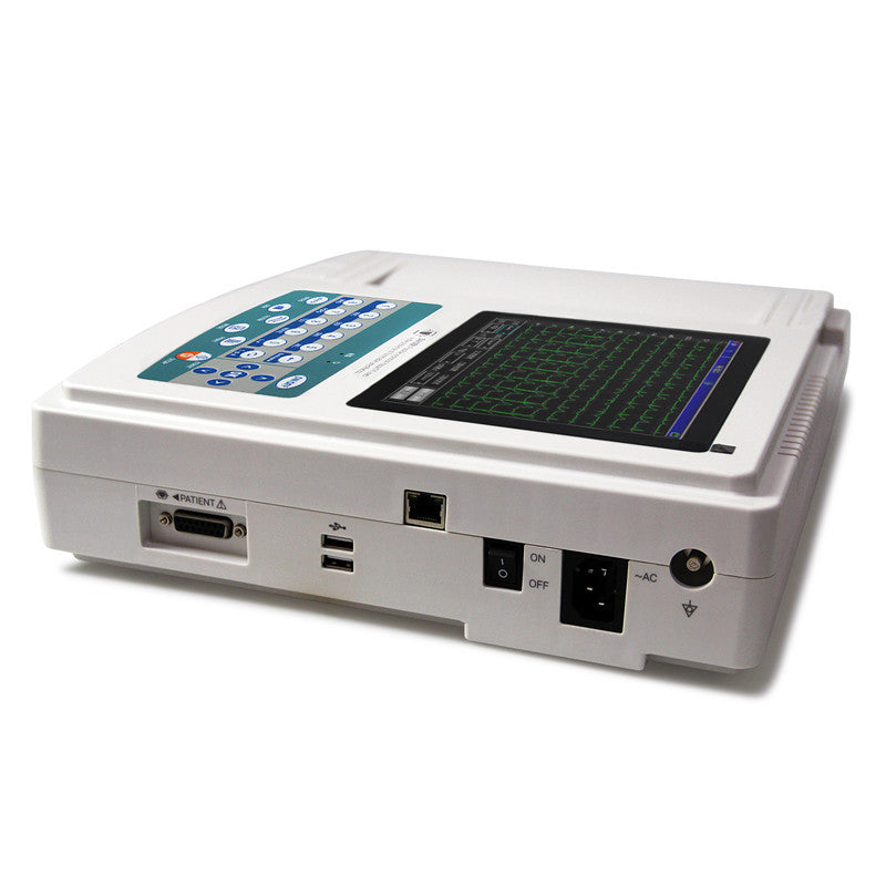 Digital 12 Channel 12 Lead Electrocardiograph Touch ECG